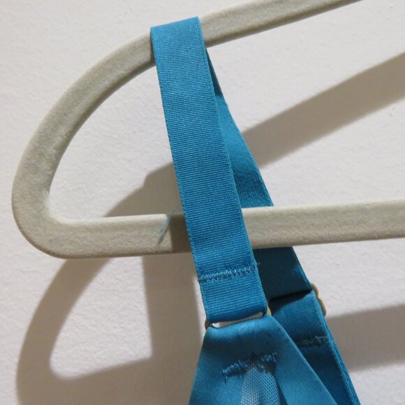 CUUP The Plunge Mesh Bra in Turquoise Teal - Size 34H - Picture 4 of 14